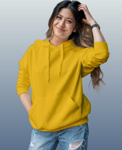 EZYCLOTHING Full Sleeve Solid Women Sweatshirt