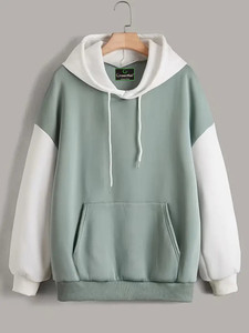 GreenFlair Full Sleeve Solid Men Sweatshirt