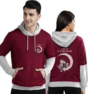 HouseOfCommon Full Sleeve Solid Couple Sweatshirt