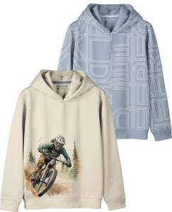 हेलकैट लड़कों के लिए फुल स्लीव प्रिंटेड स्वेट-शर्ट