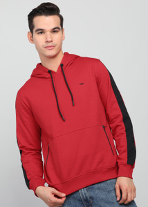 PARK AVENUE Full Sleeve Solid Men Sweatshirt