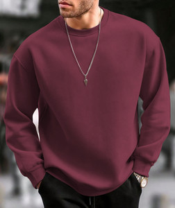 VCANEE Full Sleeve Solid Men Sweatshirt