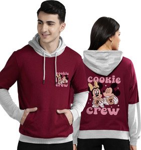 HouseOfCommon Full Sleeve Solid Couple Sweatshirt