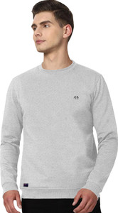 Triptee Full Sleeve Solid Men Sweatshirt