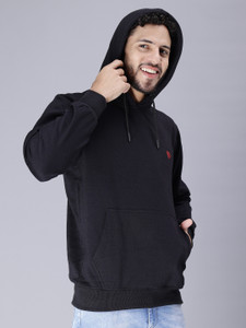 We Perfect Full Sleeve Solid Men Sweatshirt