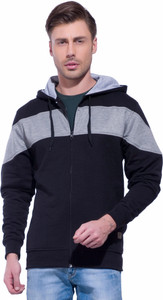 Alan Jones Full Sleeve Color Block Men Sweatshirt