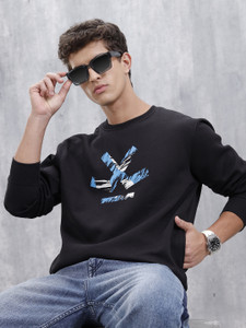 WROGN Full Sleeve Solid Men Sweatshirt