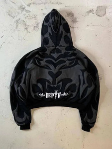 HoodieHavens Men & Women Full Sleeve Printed Hooded Sweatshirt - Image 1
