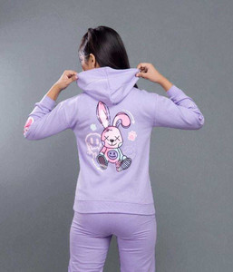 KEESOR Full Sleeve Printed Girls Sweatshirt