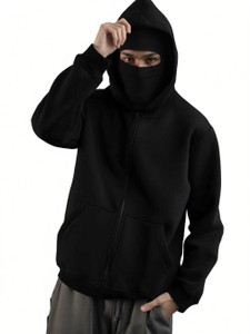 SILFIRA Full Sleeve Solid Men Sweatshirt