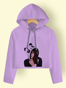 TOPTUDE Full Sleeve Printed Girls Sweatshirt