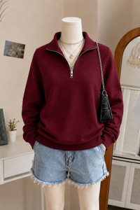 TeeWink Full Sleeve Solid Women Sweatshirt