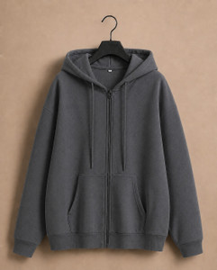 TENRUN Full Sleeve Solid Men Sweatshirt
