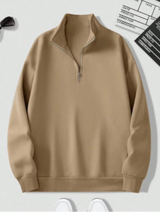 MACK JONNEY Full Sleeve Solid Men Sweatshirt