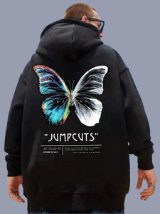 Jump Cuts Full Sleeve Printed Men Sweatshirt