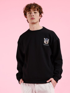 The Indian Garage Co. Full Sleeve Solid Men Sweatshirt