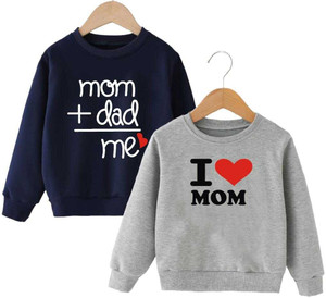 toystshirt Full Sleeve Printed Boys & Girls Sweatshirt