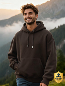 NOBERO Full Sleeve Solid Men Sweatshirt - Image 5