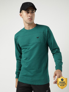 Wildcraft Full Sleeve Solid Men Sweatshirt
