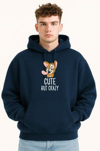 DAPPERS THREADS Men Full Sleeve Printed Hooded Sweatshirt - Image 1