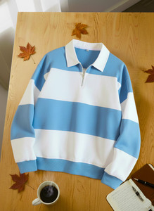 Try This Full Sleeve Color Block Men Sweatshirt