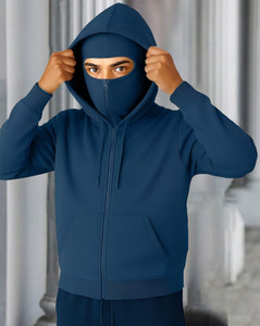 AOOSH Full Sleeve Solid Men Sweatshirt