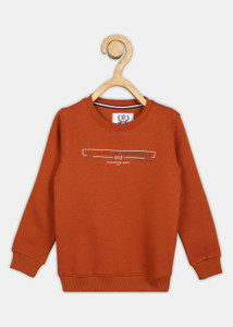 MONTE CARLO Full Sleeve Printed Boys Sweatshirt
