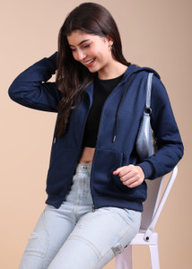 Adyavastram Full Sleeve Solid Women Sweatshirt
