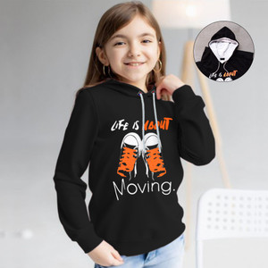 MYEONN Full Sleeve Graphic Print Girls Sweatshirt