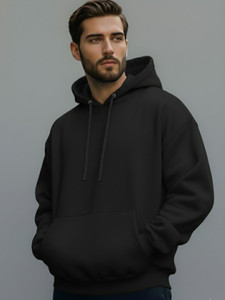 Fashion Fusion Full Sleeve Solid Men Sweatshirt