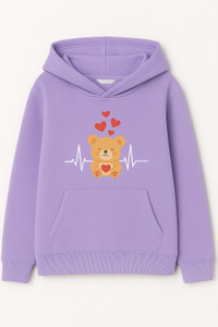 CROP ZONE Full Sleeve Graphic Print Girls Sweatshirt