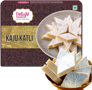Delight Foods Kaju Katli Authentic & Fresh | Indian Sweets