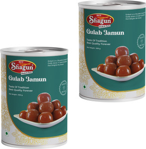 Bfp Shagun Gulab Jamun 1Kg (500Gm x 2) Tin