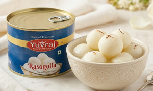 Yuvraj Food Product Rasogolla bikaneri sweets combo 500 gm Tin pack