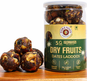 फोर नून ड्राई फ्रूट्स प्रोटीन लड्डूज कैन