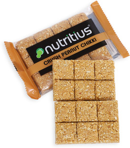 Nutritius Crush Peanut Chikki - FamilyPack Box