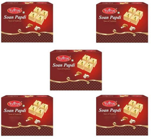 Yuvraj Food Product Festive sweets combo Patisa box (200 gm x 5 ) Box