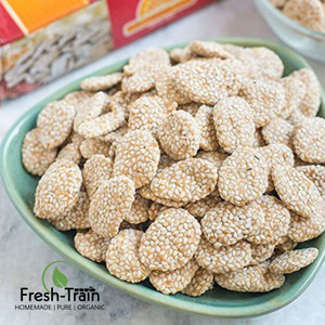 FreshTrain Gur Rewari | Gud Rewadi | Revdi | Til Sweet Revadi |Sesame seed & Jaggery Sweet Pouch