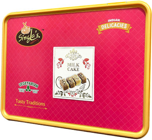 Singla Sweets Milk Cake Barfi 1Kg Tasty Delicious Sweet Box