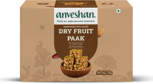 Anveshan Khajoor Dry Fruit Pack of 10N x 20g | Sugar Free | Made With A2 Ghee Box