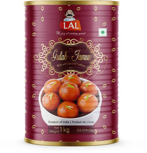 Lal Gulab Jamun 1 Kg || Pure Desi Ghee || Indian Sweets || Sweets Tin