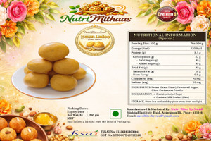 NutriMithaas Besan Laddu | Besan Laddu made with Desi Ghee