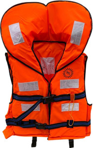 Robustt Polyster Fabric Life Jacket for Safety,Weight Capacity Upto 125Kg, Pack of 1 Swim Floatation Belt