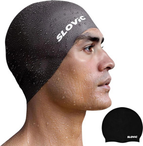SLOVIC Leak Proof | Protects Hair From Chemical Damage | Premium Quality Silicone | Men Swimming Cap