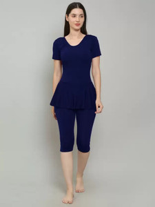 Xronxo Solid Women Swimsuit