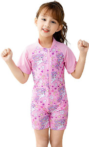 SYGA Children's Swimsuit For Girls Horse,flowers and stars-M size for kids Swimsuits Printed Girls Swimsuit