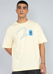 Spykar Solid Men Round Neck White T-Shirt