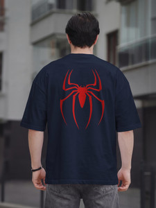 FEEL TRACK Printed Men Round Neck Dark Blue T-Shirt