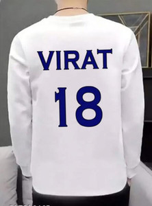 PARA HILLS Typography Men Round Neck White T-Shirt