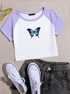 VATSALAYA Girls Casual Cotton Blend Crop Top